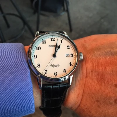 l.....e - Piękne cyfry i wskazówki w Seiko SARX027 ale $700 za zegarek z malowanymi i...