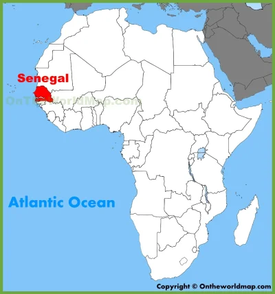 robert5502 - Jak by ktos nie wiedzial, to Senegal jest w Afryce... o tu-patrz foto->
...
