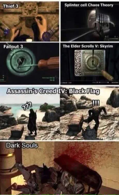 S.....i - #gry #heheszki #humorobrazkowy #darksouls #fallout #skyrim