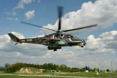 C.....a - A tak ładnie Czesi pomalowali Mi-24, którego wysłali na NATO Tiger Meet. Na...