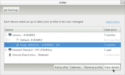 Potfur - > Ot chociażby zmiana profili kolorów monitora okazała się nie do przeskocze...