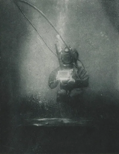 K.....a - Ale czadzior, jedna z pierwszych podwodnych fotografii - Louis Boutan, troc...