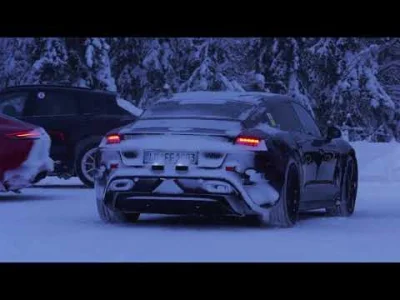 anon-anon - Testy Porsche Mission E konkurenta dla #tesla Model S w zimowych warunkac...