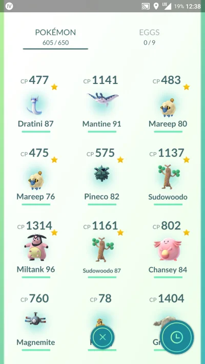 vaultboy - Słabo
Chansey +28, Mareep +26, +32, Dratini +18
SPOILER
#pokemongo