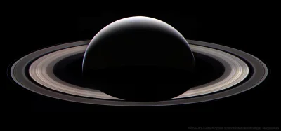 s.....w - Ostatni portret pierścieni Saturna z sondy Cassini.
Połączona mozaika 36 zd...