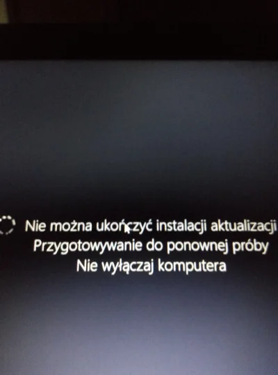 zlepekprzypadkowychliter - I tak od 30 min.niedość że samoczynnie wymusiło restart ko...