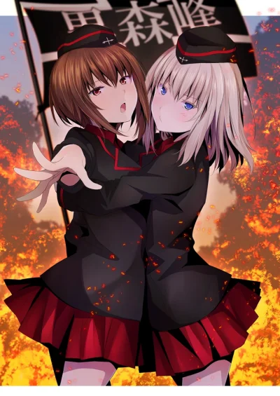 BlackReven - #randomanimeshit #shichouson #girlsundpanzer #mahonishizumi #erikaitsumi...