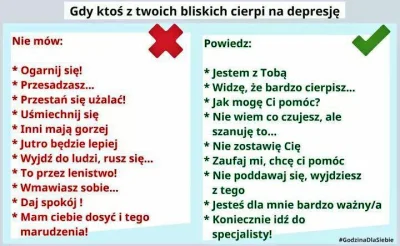 nowywinternetach - Podejście do osoby w depresji, czyli czyny i słowa otoczenia mają ...