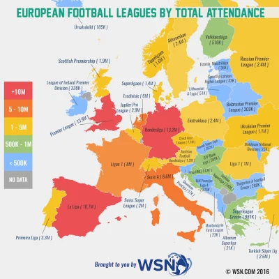 snob - Widownia na stadionach piłkarskich w Europie 
#mapporn #kibice #pilkanozna #e...