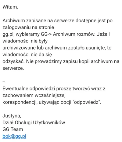 lech1991 - @Heder Mi też, nie sprawdziłem maila
Ale co oni pieprzą, archiwum było włą...