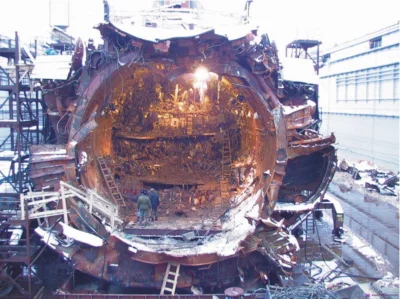 myrmekochoria - Wrak okrętu podwodnego K-141 Kursk, Rosja 2000 rok

"„Kursk” zatoną...