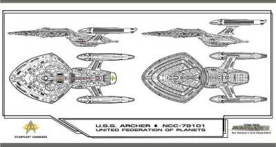 Bager - W trailerze USS Archer ma oznaczenie NCC-78101, natomiast na Wiki można znale...