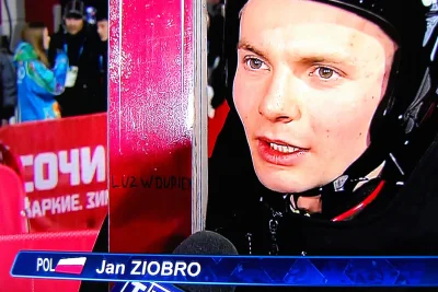 pope - Jan Ziobro przed chwilą w tvp1. Z cyklu nasi wyluzowani skoczkowie.