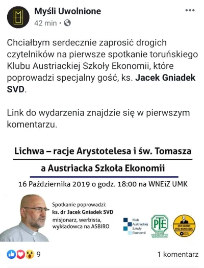 Kondzio11121555 - Czy jest coś bardziej żałosnego niż ksiądz głoszący korwinizmy?
#an...