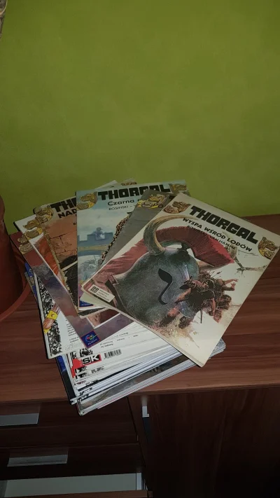 Maniut - Za Thorgala zawsze wykop. Mój pierwszy komiks(ten na górze) dostałem 29 lat ...