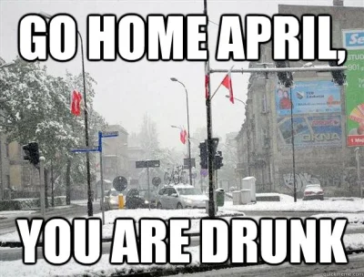 laska0 - #wiosna #mem #memy #april #zima ##!$%@? #kwiecien #meme #obrazek