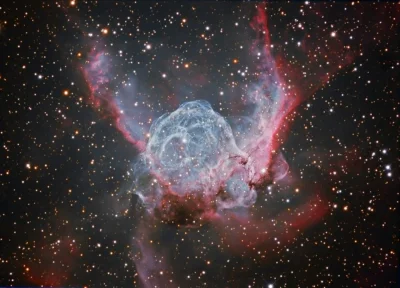 stepBYstep - NGC 2359, dla znajomych "Hełm Thora" - oto nazwa tej mgławicy która gośc...