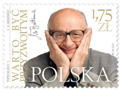 GnejuszPompejusz88 - "Prof. #Bartoszewski doczekał się znaczka. W obiegu od 25.11. Te...