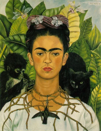 garmil - FRIDA KAHLO (1907-1954)

- meksykanka, prymitywizm
- dokładnie Magdalena ...