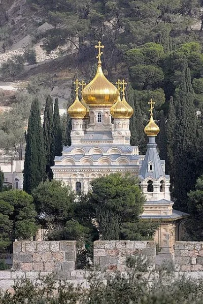 kono123 - Cerkiew Marii Magdaleny w Jerozolimie

#cerkiew #katolicyzm #ciekawostki