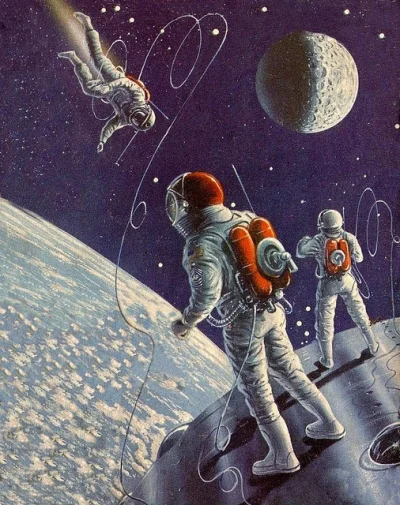 FlaszGordon - #scifi #art #kosmonauta #zakulisami #heheszki 
-Józek patrz jak fruwa k...