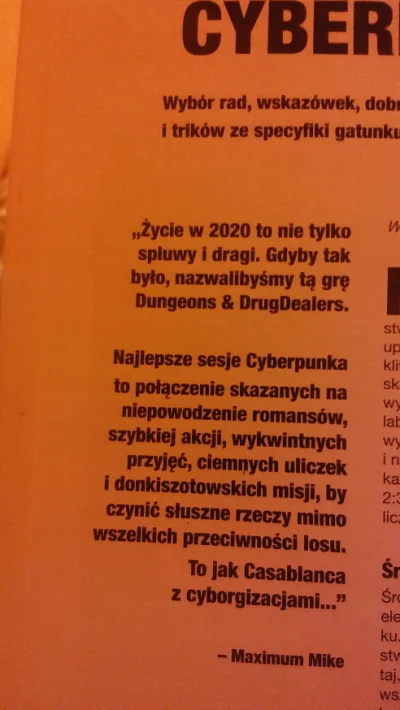 M.....a - > Cyberpunk to nie Cassablanca z komputerami w tle

@aegypius: