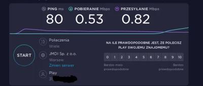 GaiusBaltar - Świetną macie transmisję LTE w Play, w centrum Krakowa. Aż przypominają...