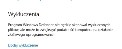 Nhfg45fffgg - @Generau-armii-progresywnej: wejdź w ustawienia windows defendera, tam ...