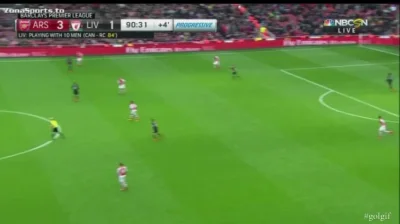 ryzu - Giroud, Arsenal 4 - 1 LFC #golgif #mecz #bojowkagirouda