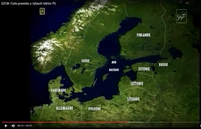 PiczaBociana - Tak wygląda mapa krajów Bałtyckich według dokumentu z głównej ...
#ma...