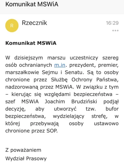 M.....y - Nie siejcie dezinformacji o dwóch marszach
Jest tylko jeden marsz, ale ma ...