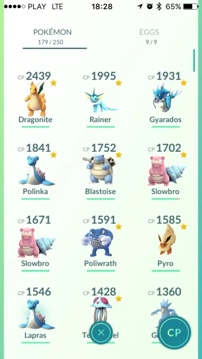 tomczyk85 - Jak na 24 lvl cały czas mam słabe Poksy. Pokażcie swoje ?
#pokemongo #po...