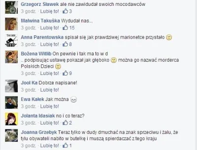 jacekKobr - @zirytowana_plaszczka: Komentarze proepidemików z Facebooka Andrzeja Dudy...