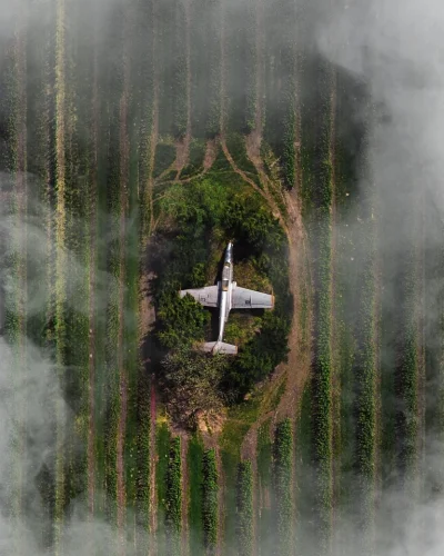 sropo - Samolot Iskra czekający w polu na lepsze czasy 
Fot. Tom Dolmann
__________...