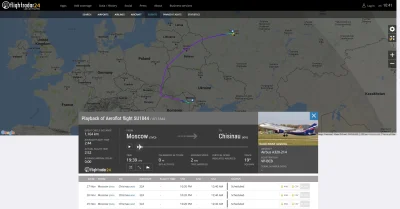 chest - @Marcinowy: Przez tą sytuację bardzo ciekawie wygląda trasa lotu Moskwa - Kis...