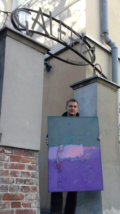 cezarymarek - Musiałem odebrać mój obraz z "Galerii Studziennej" w Opolu bo ją właśni...