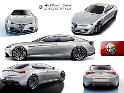 d.....4 - Alfa Romeo Giulia Concept

#samochody #carboners #alfaromeo