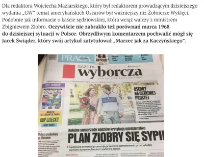 anonimek123456 - Ale przecież Oscary SĄ ważniejszą informacją od jakichśtam polskich ...