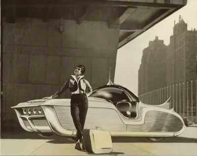 myrmekochoria - Astra-Gnome samochód zaprojektowany przez Richarda Arbiba w 1956 roku...