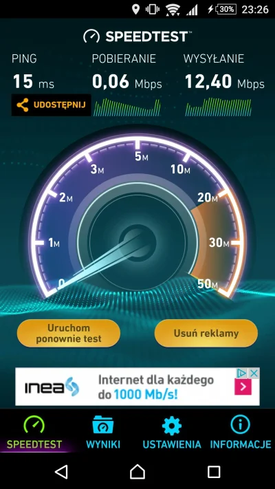 buben321 - Internet od inei w Poznaniu, na umowie do 150Mbps, serdecznie nie polecam....