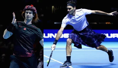 Mesk - Roger Federer pokonał Andy'ego Murraya grając w kilcie
https://www.wykop.pl/l...