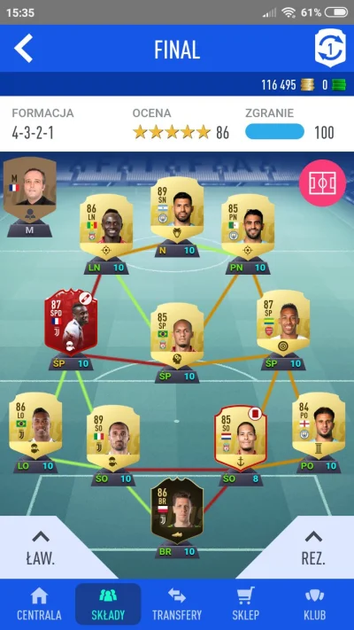 RBNG - #fut #fifa19 chyba potrzebuje wymienić aube, nie jest tragiczny ale w porównan...