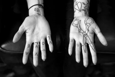 666donovo - #hannahsnowdon #hannahsykez #tatuaze #tattoo #dłonie