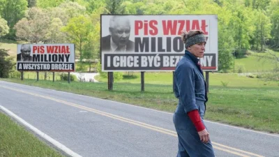 Oddluzanie_ - Trzy billboardy za #Elbląg, #Mazury 
źródło: #reddit /Polska