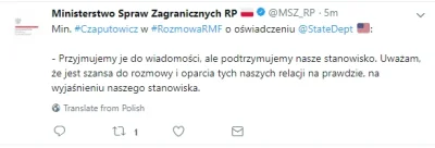 matcheek - Odpowiedź MSZ na zaniepokojenie się USA ostawa o IPN w Polsce

#germande...