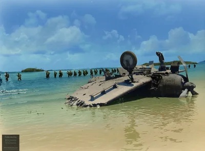 wojna - "Na jednej z malowniczych plaż na Pacyfiku"

Amerykańscy żołnierze w drodze...
