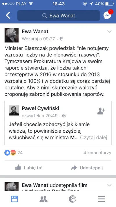 haumiau - A tutaj największa Polska lewaczka z wprost.pl jęczy jak to jest źle. Nie p...