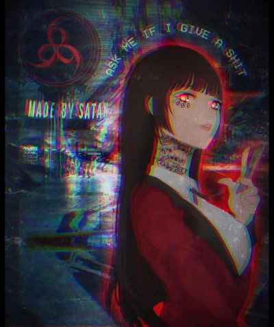 k.....i - #aesthetic #animesthetic #randomanimeshit #animeart #kakegurui #jabamiyumek...