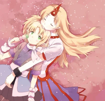 scovil - #randomanimeshit #touhou #yuugihoshiguma #parseemizuhashi #yuri #