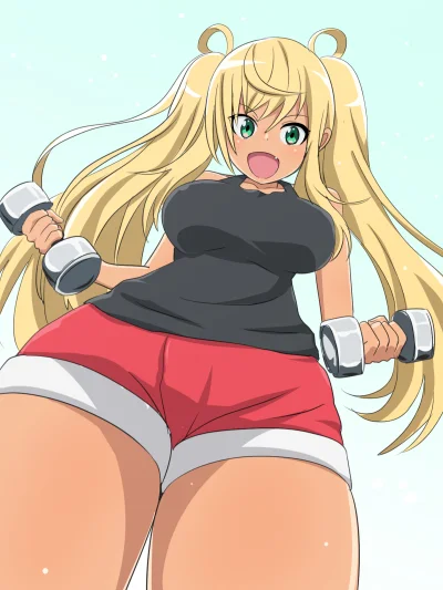 CzosenWan - #anime 
#randomanimeshit 
#dumbbellnankilomoteru 
#sakurahibiki